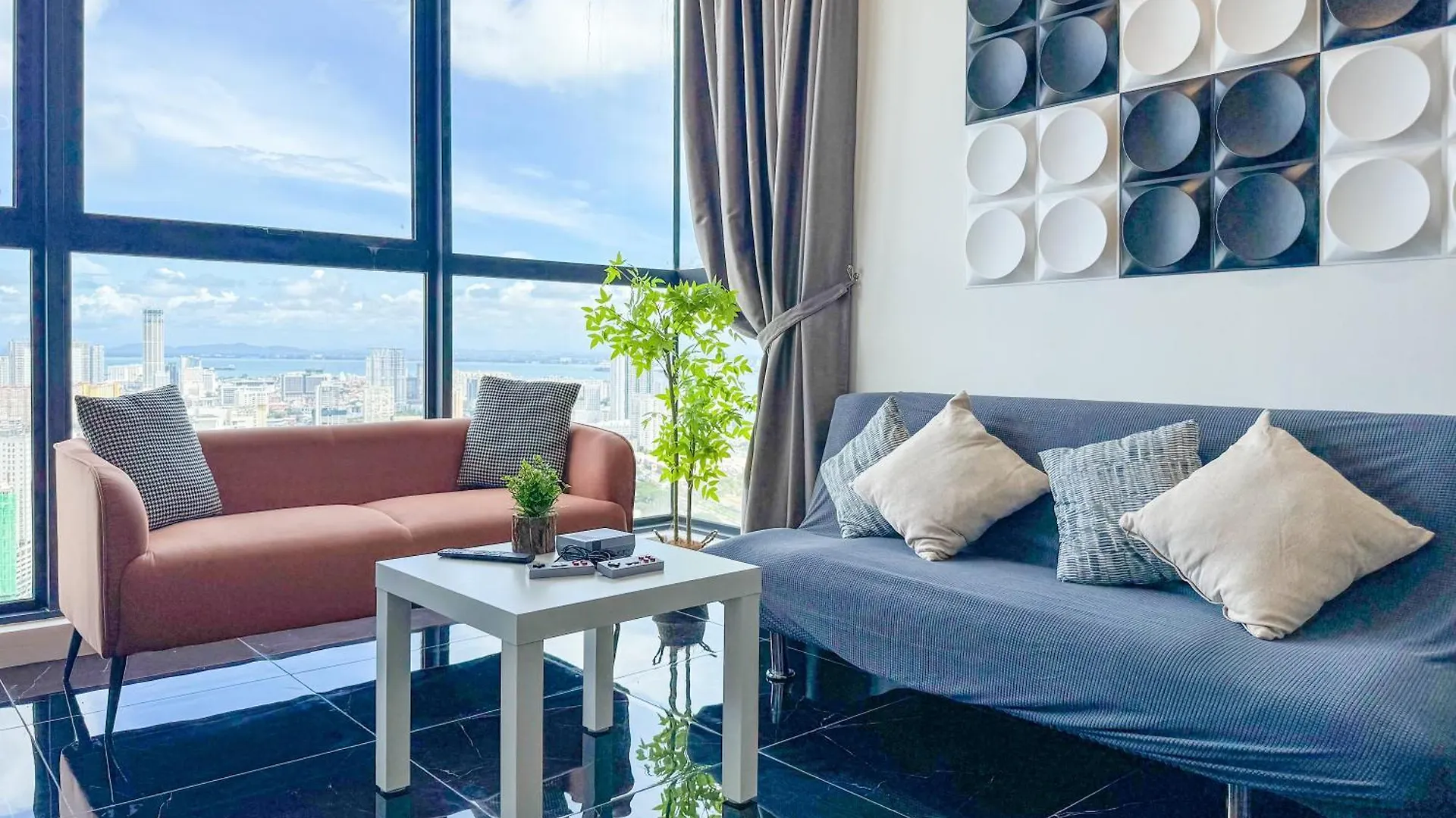 Apartment Panoramic Georgetown City & Sea View With Netflix Jelutong Malaysia